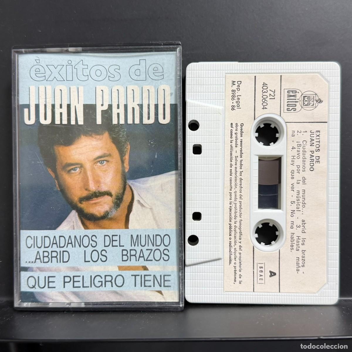 Casetes antiguos: Juan Pardo ● Hispavox &Eacute;xitos ● [Cassette, Compilation] 1986 Spain
