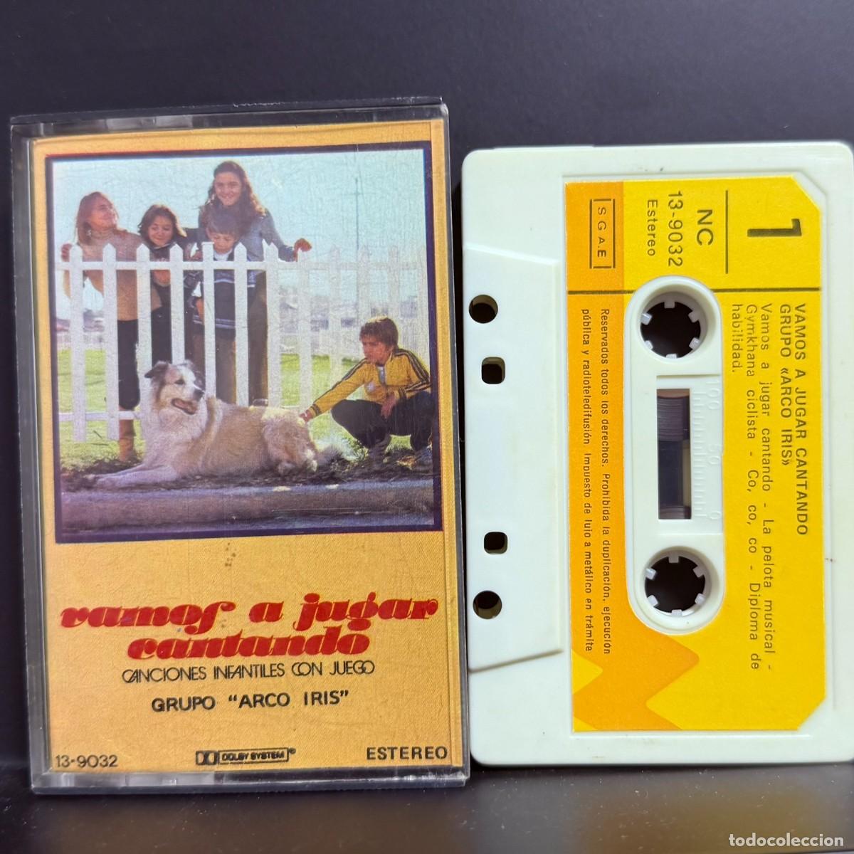 Casetes antiguos: Grupo Infantil Arco Iris ● Vamos A Jugar Cantando ● [Cassette, Album] 1978 Spain