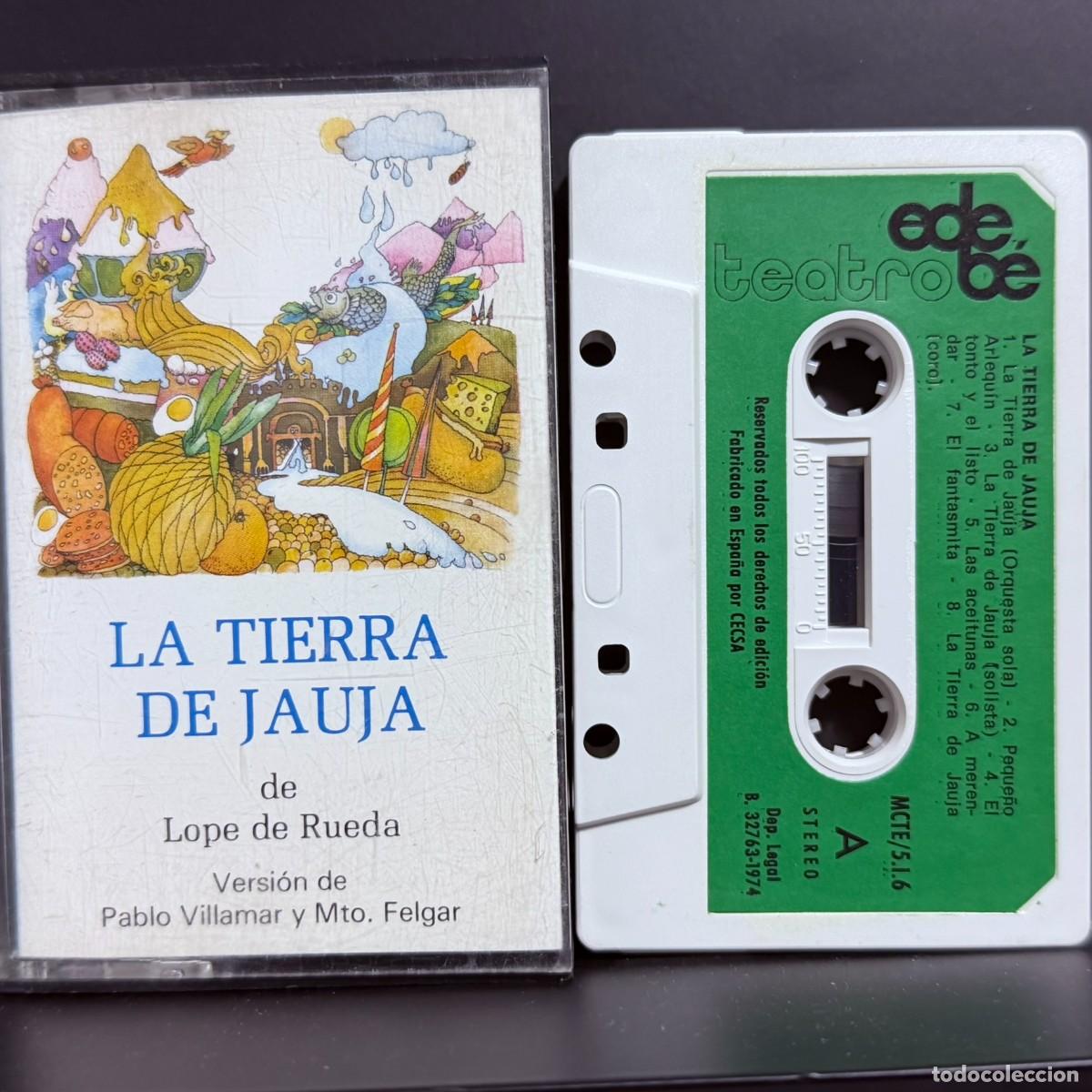 Casetes antiguos: Pablo Villamar ● La tierra de Jauja ● [Cassette] 1974 Spain - rare