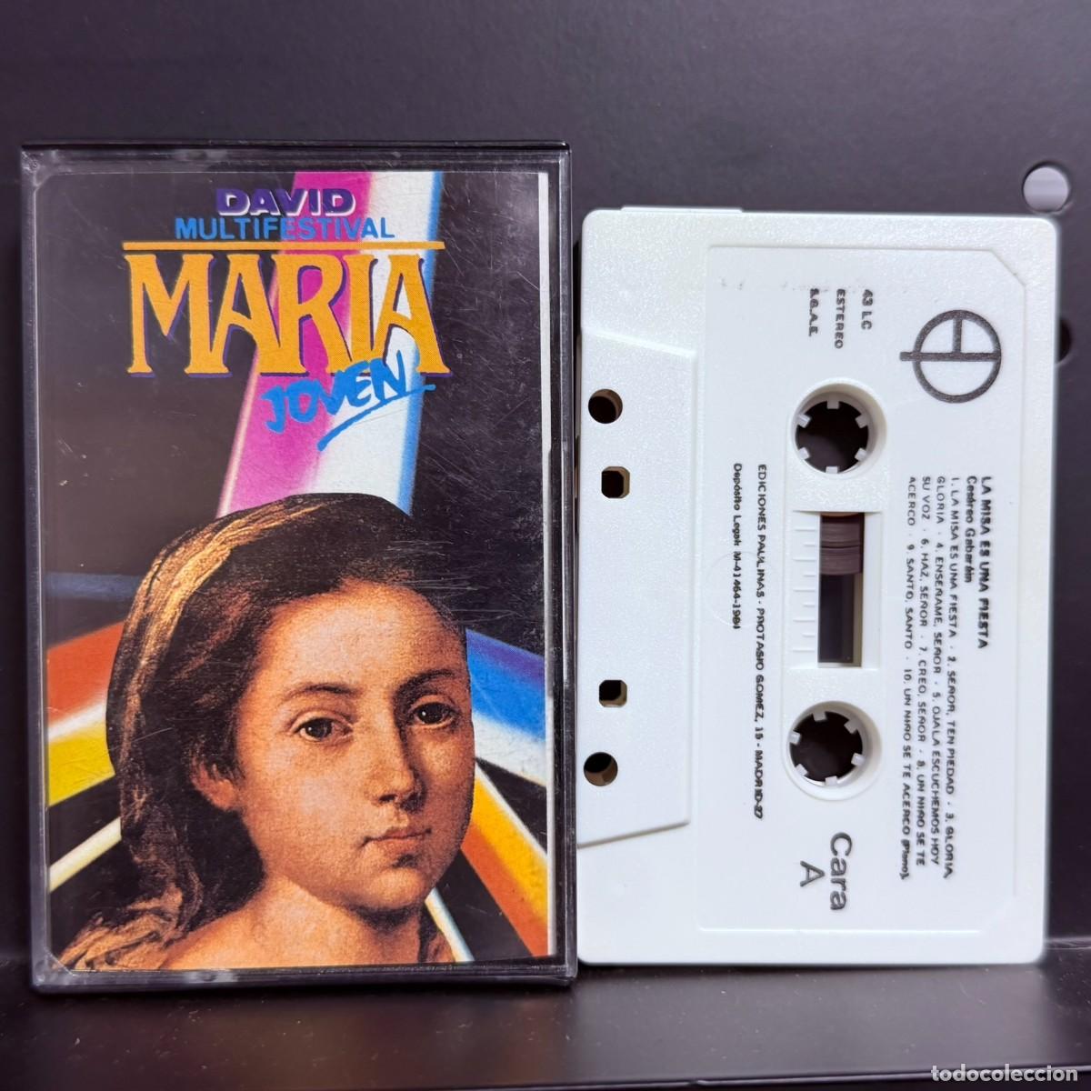 Casetes antiguos: Multifestival David ● Mar&iacute;a Joven ● [Cassette] 1984 Spain - rare