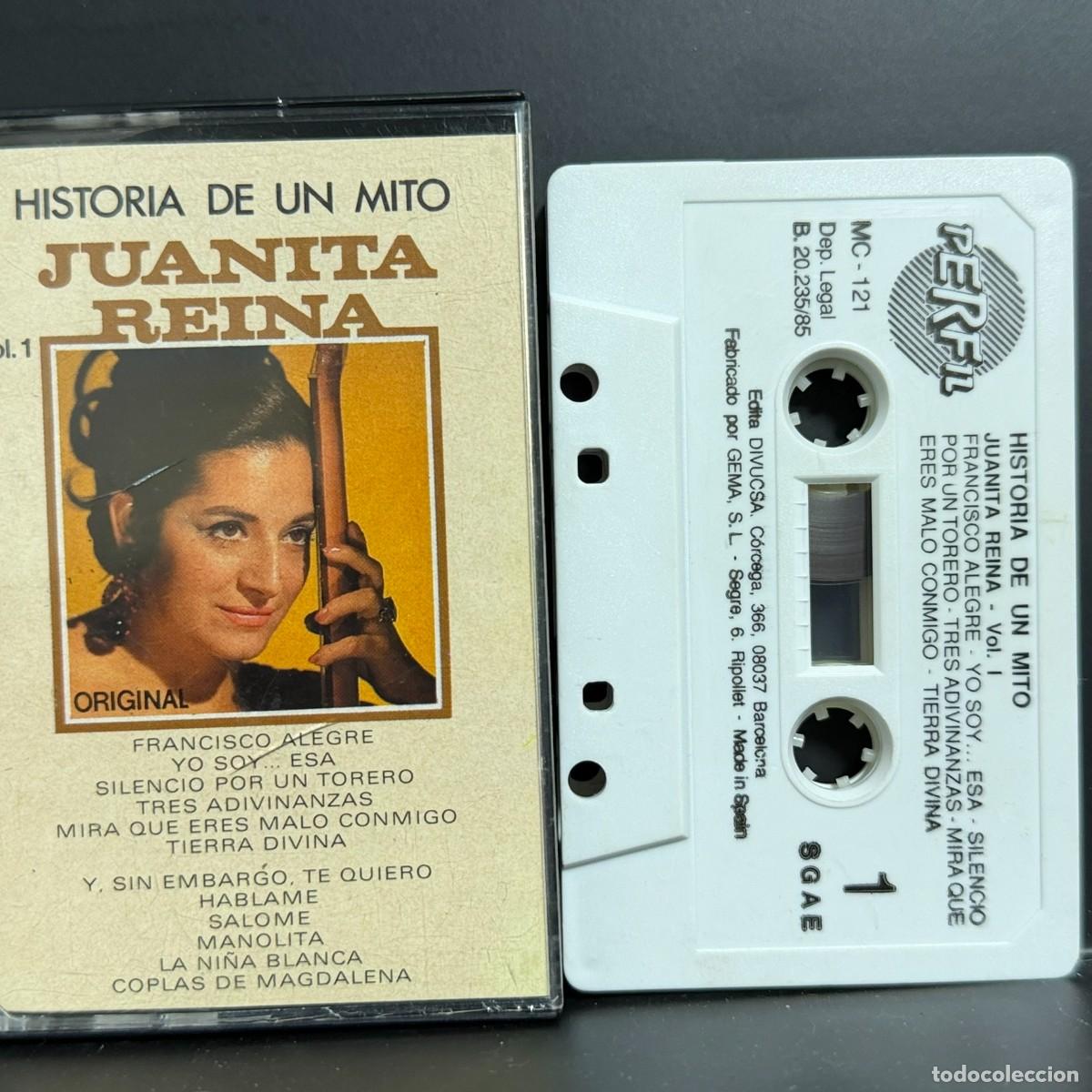 Casetes antiguos: Juanita Reina ● Historia De Un Mito Vol.1 ● [Cassette, Compilation] 1985 Spain