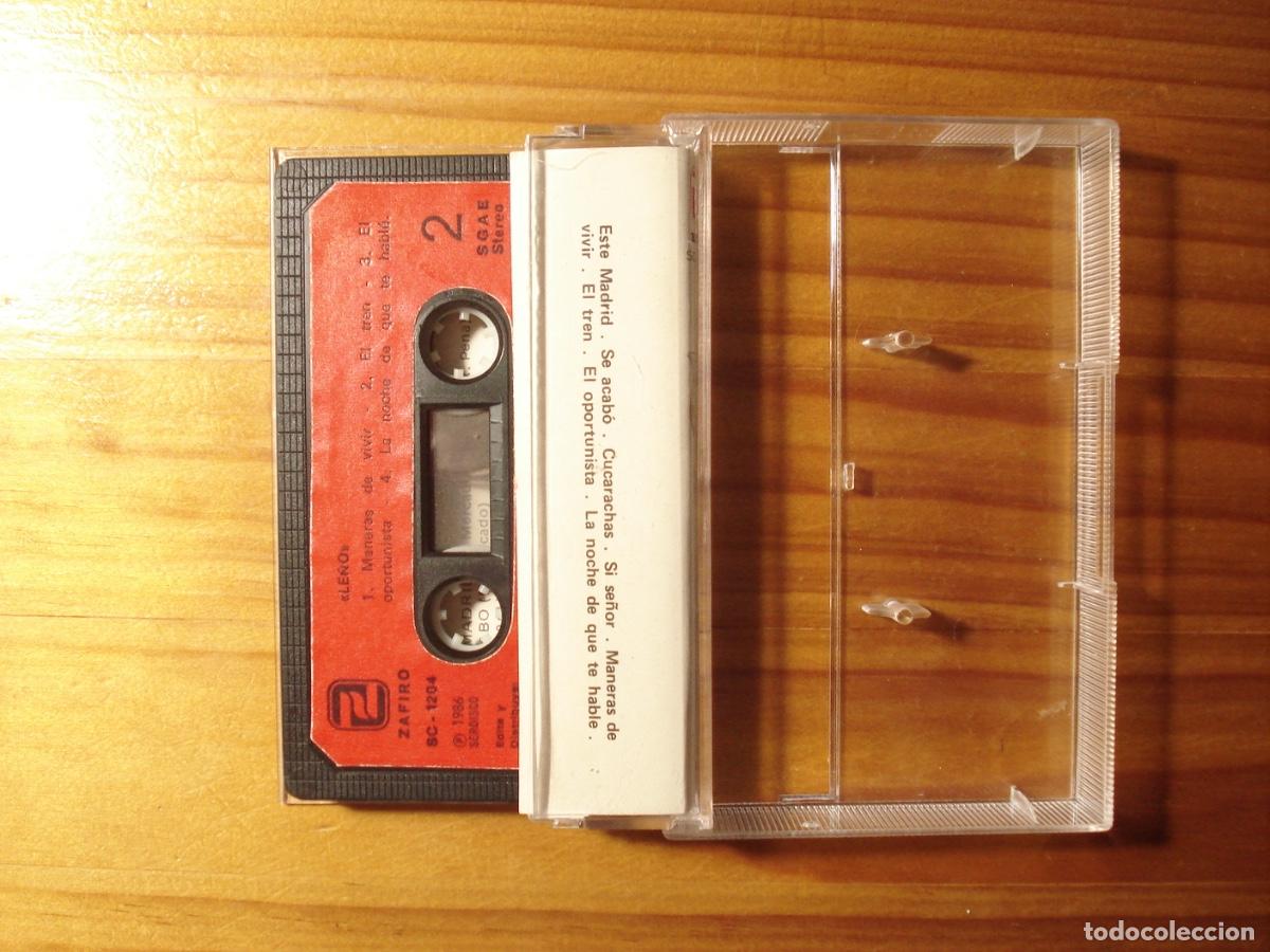 Casetes antiguos: Le&ntilde;o Versiones originales Cassette Zafiro 1986 - Foto 2