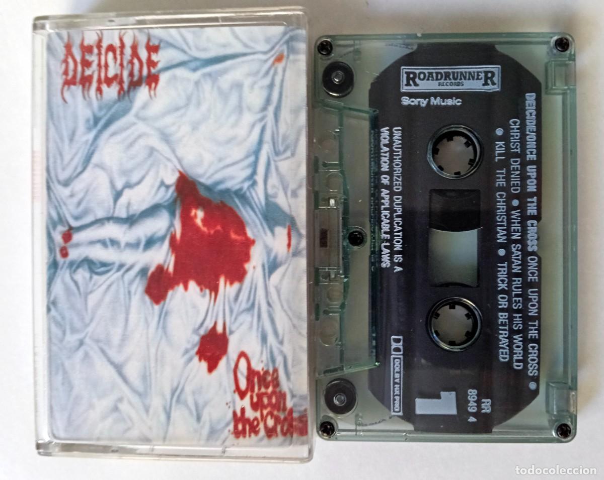 Casetes antiguos: CASSETTE DEICIDE - ONCE UPON THE CROSS