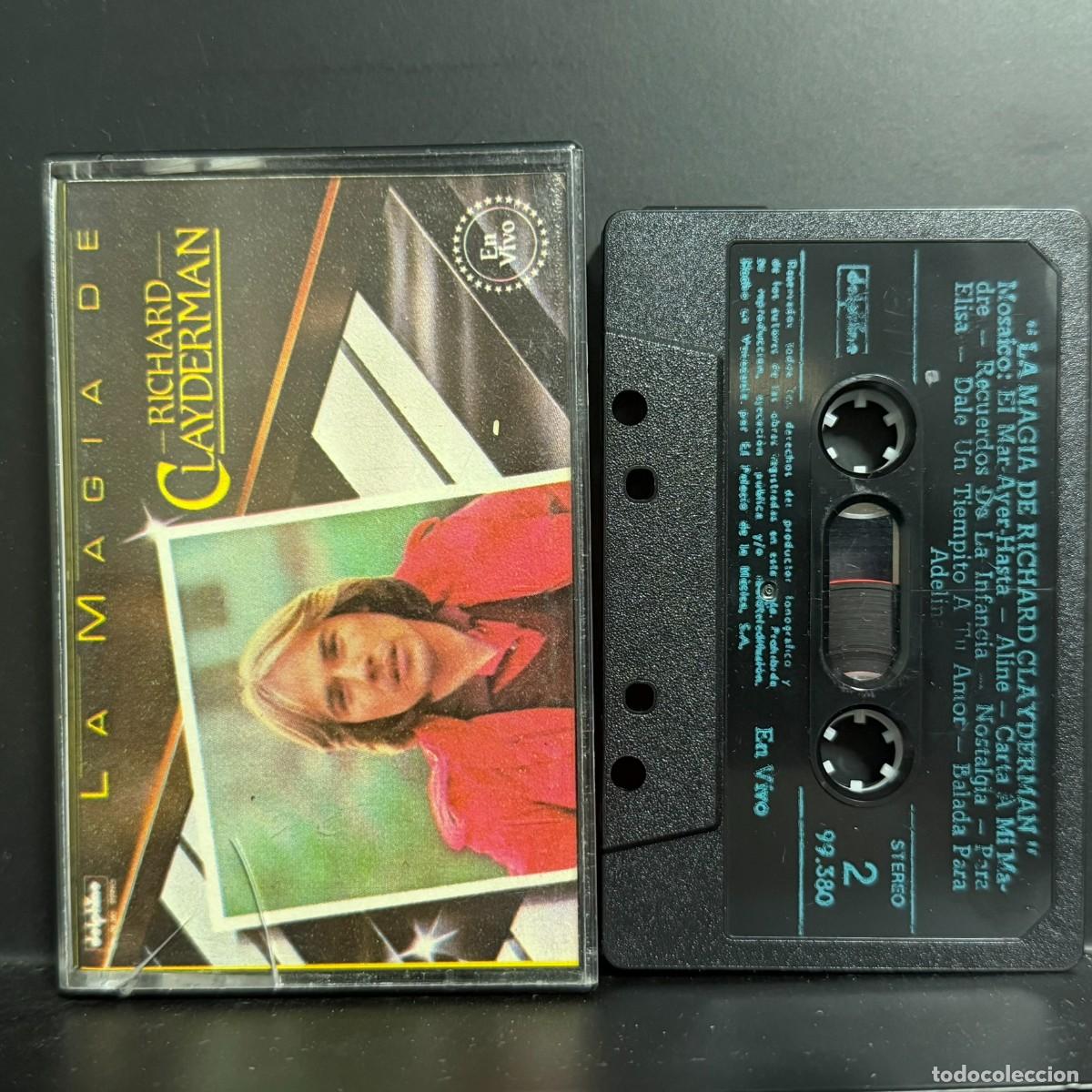 Casetes antiguos: Richard Clayderman ● La Magia De Richard Clayderman ● [Cassette] 1981 - Hecho en Venezuela