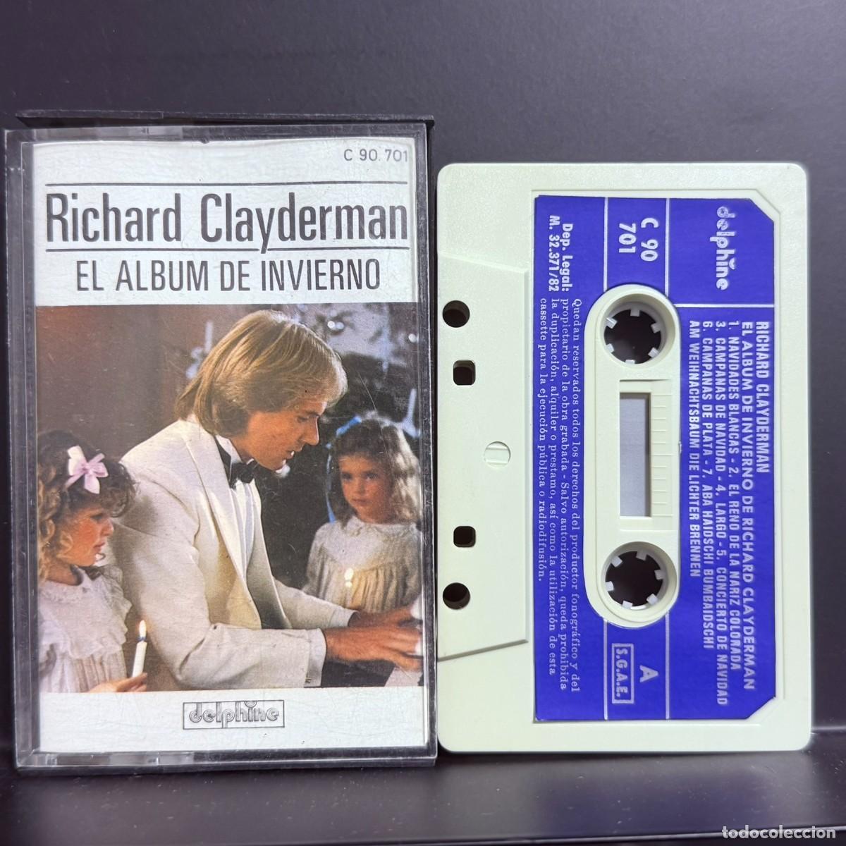 Casetes antiguos: Richard Clayderman ● El &Aacute;lbum De Invierno ● [Cassette] 1983