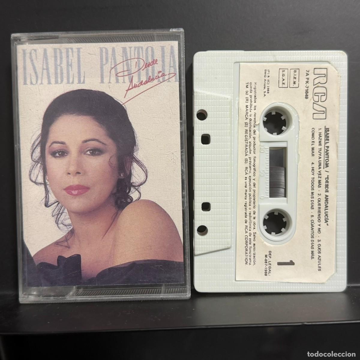 Casetes antiguos: Isabel Pantoja ● Desde Andaluc&iacute;a ● [Cassette, Album, Stereo] 1990