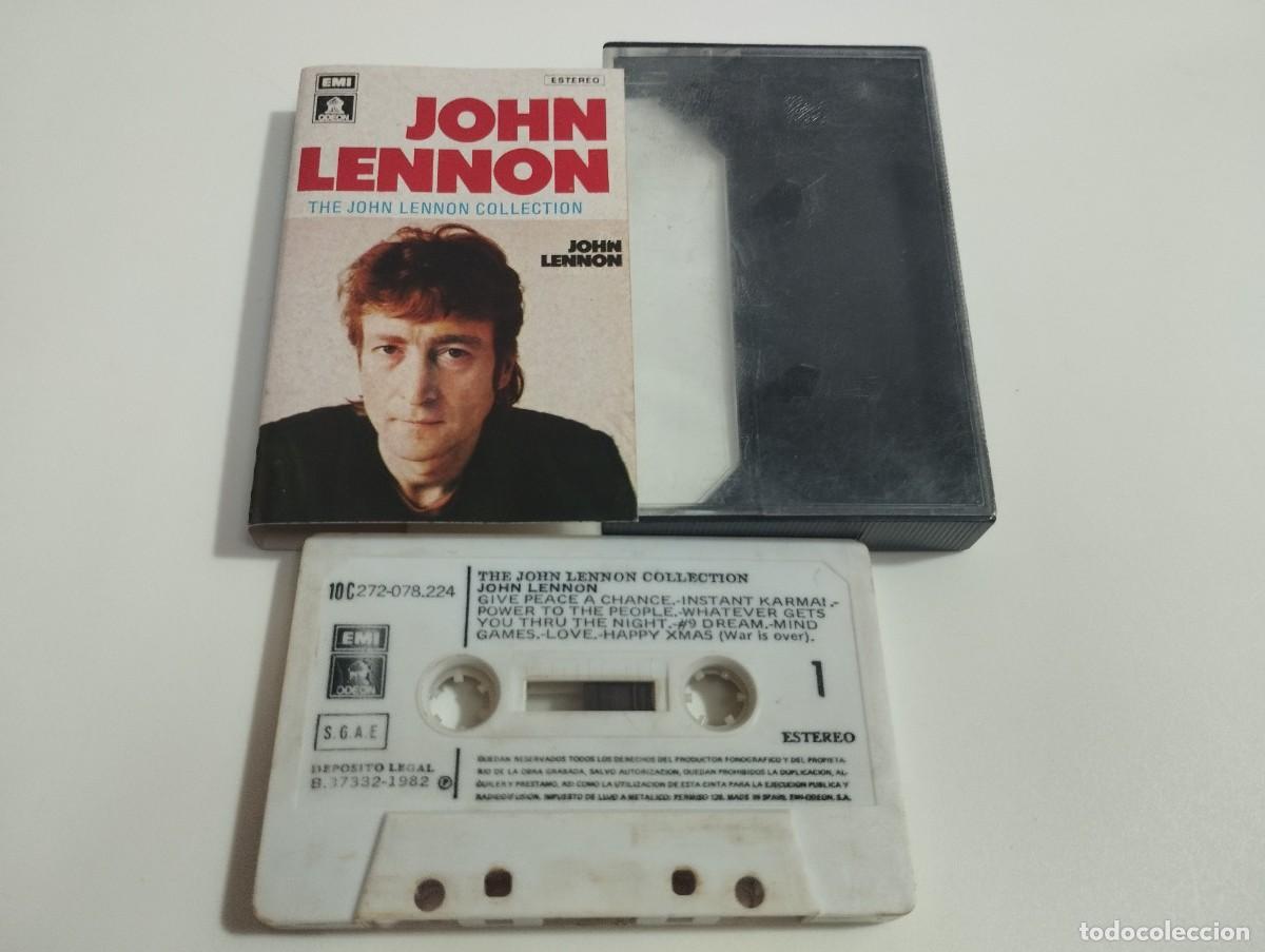 Casetes antiguos: JOHN LENNON - THE JOHN LENNON COLLECTION (CASSETTE EMI-ODEON 1982 ESPA&Ntilde;A)