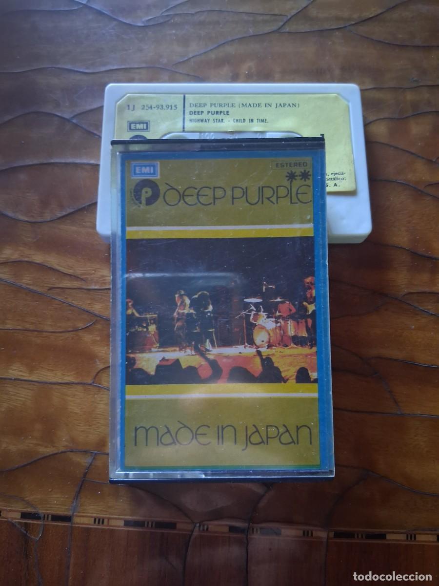 Casetes antiguos: Casete cinta de m&uacute;sica Hard Rock Heavy Metal DEEP PURPLE MADE IN JAPAN