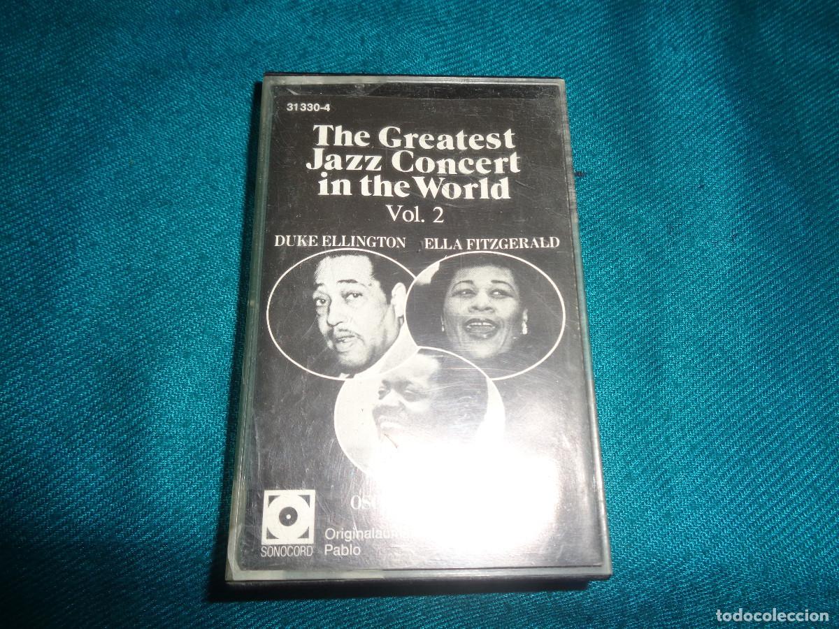 Casetes antiguos: THE GREATEST JAZZ CONCERT IN THE WORLD. VOL. 2. DUKE ELLINGTON, OSCAR PETERSON...CASETE