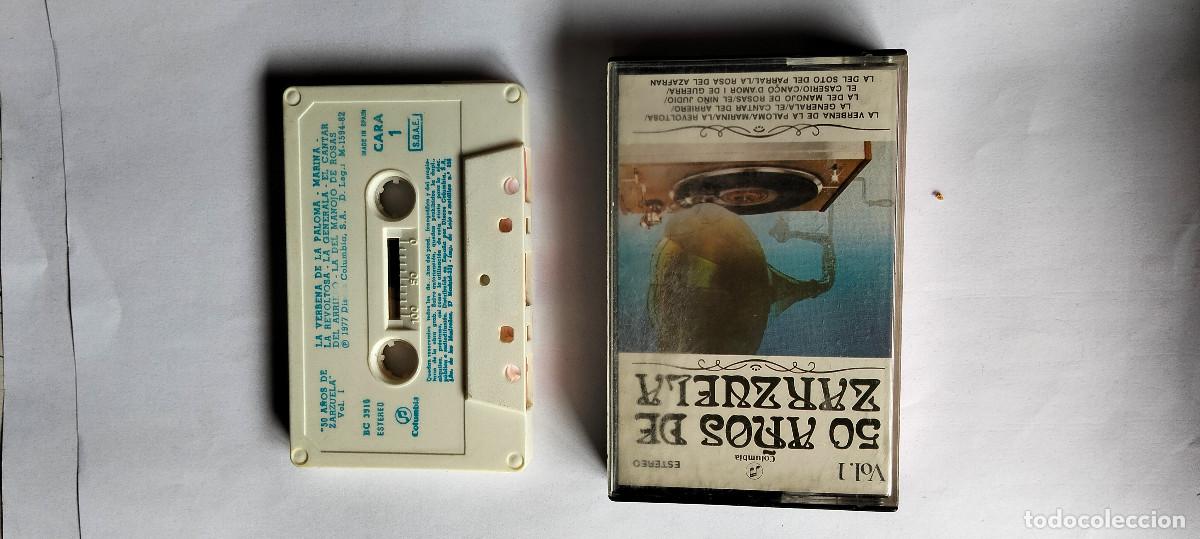 Casetes antiguos: casete 50 A&Ntilde;OS DE ZARZUELA volumen 1 -- LEER ANUNCIO