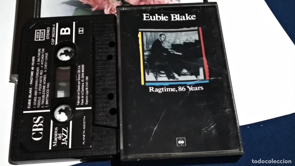 Casetes antiguos: EUBIE BLAKE / RAGTIME, 86 YEARS - MAESTROS DEL JAZZ 1989 CASETE CINTA CASSETTE