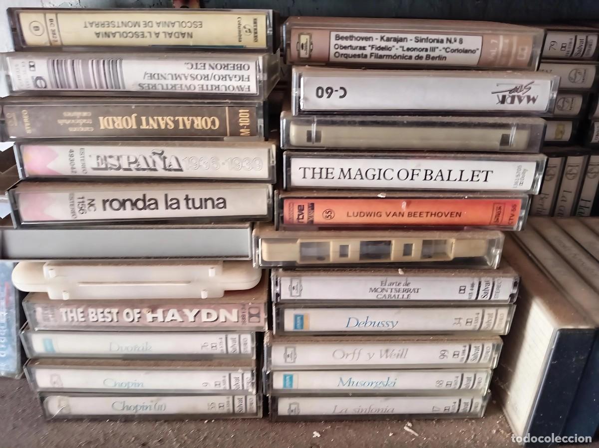 Casetes antiguos: Lote de 300 Cassettes Variados