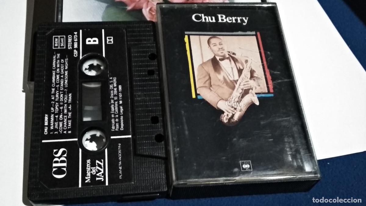 Casetes antiguos: CHU BERRY / CHU! - MAESTROS DEL JAZZ 1989 CASETE CINTA CASSETTE