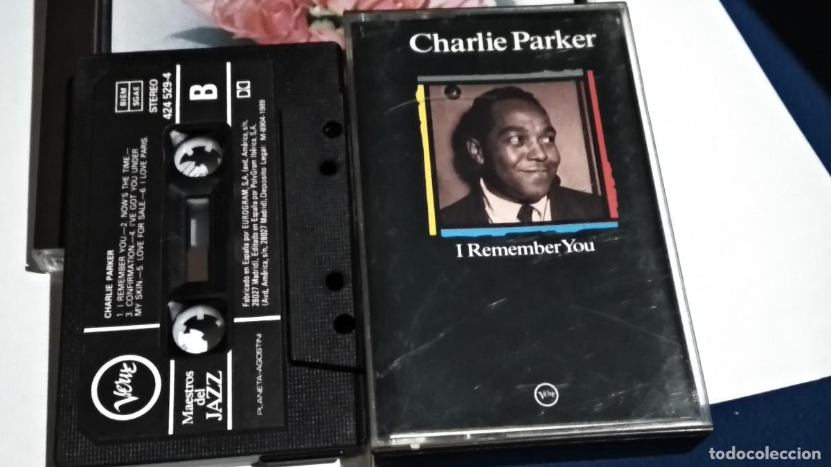 Casetes antiguos: CHARLIE PARKER / I REMEMBER YOU - MAESTROS DEL JAZZ 1989 CASETE CINTA CASSETTE