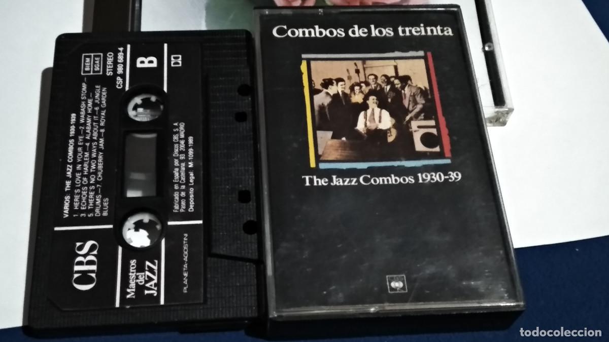 Casetes antiguos: COMBOS DE LOS TREINTA / THE JAZZ COMBOS 1930-39 - MAESTROS DEL JAZZ 1989 CASETE CINTA CASSETTE
