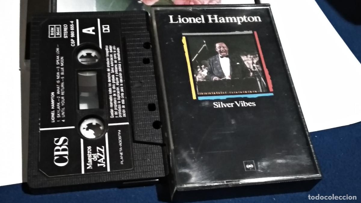 Casetes antiguos: LIONEL HAMPTON / SILVER VIBES - MAESTROS DEL JAZZ 1989 CASETE CINTA CASSETTE