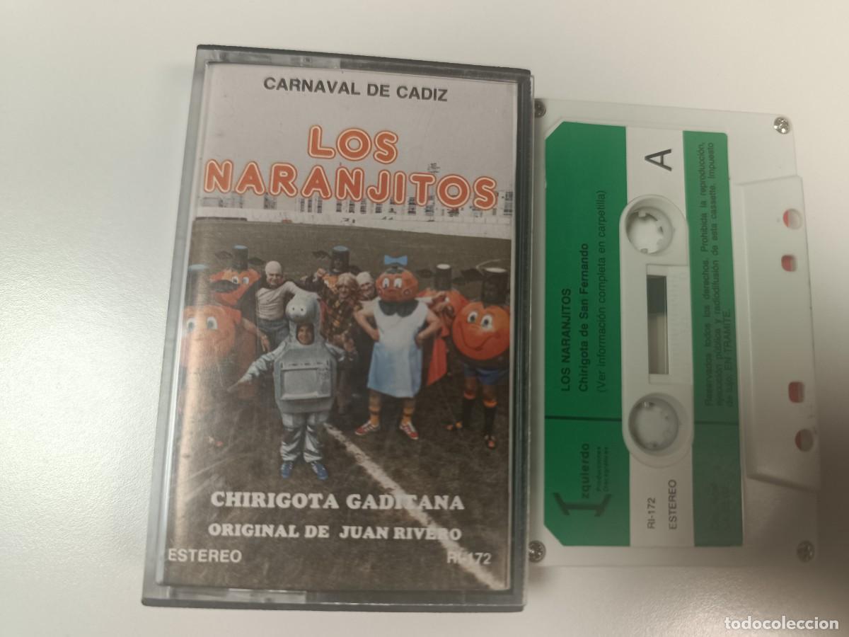 Casetes antiguos: ANTIGUA CINTA CASSETTE DE CARNAVALES DE CADIZ, A&Ntilde;OS 80, DE SAN FERNANDO LOS NARANJITOS