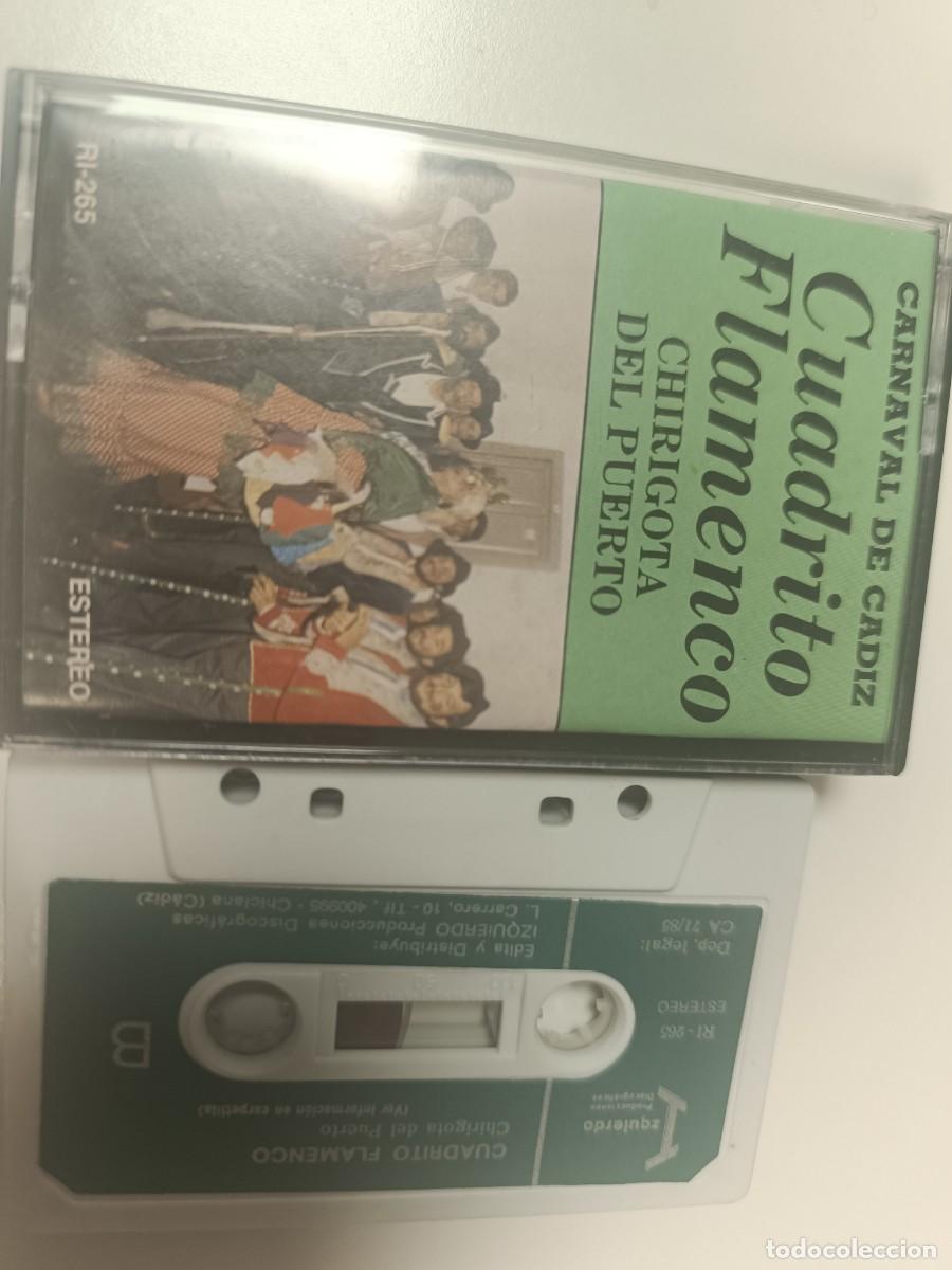 Casetes antiguos: ANTIGUA CINTA CASSETTE DE CARNAVALES DE CADIZ, A&Ntilde;OS 80, DEL PUERTO SANTA MARIA, CUADRITO FLAMENCO