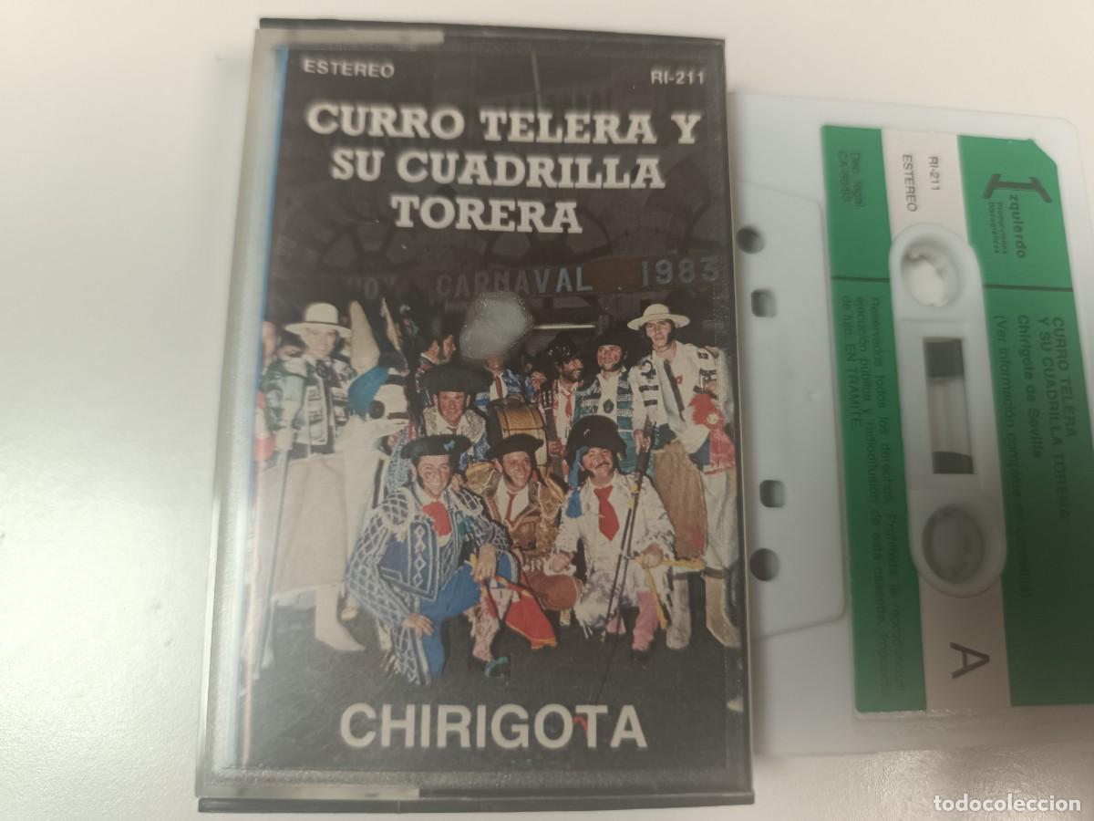 Casetes antiguos: ANTIGUA CINTA CASSETTE DE CARNAVALES DE CADIZ, A&Ntilde;OS 80, DE SEVILLA CURRO TELERA Y SU CUADRILLA TORER
