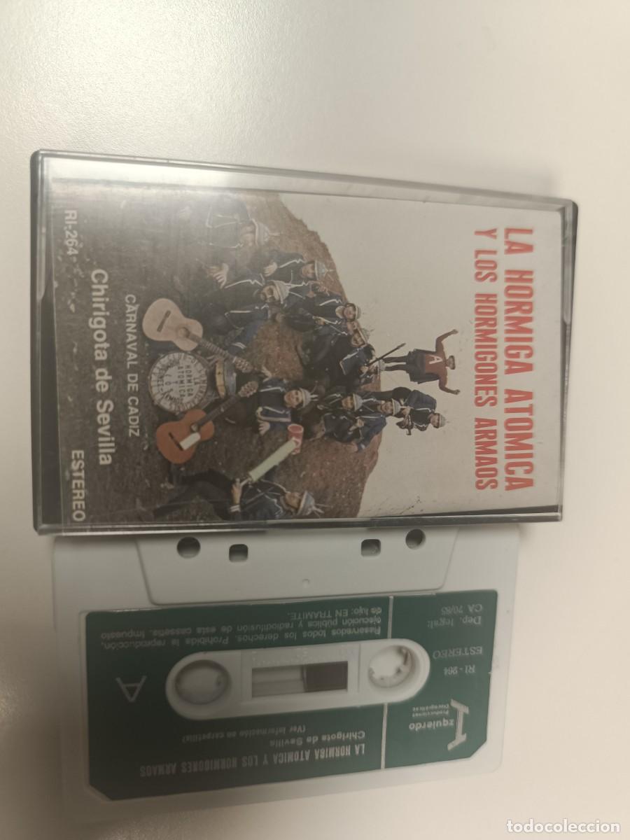 Casetes antiguos: ANTIGUA CINTA CASSETTE DE CARNAVALES DE CADIZ, A&Ntilde;OS 80, DE SEVILLA LA HORMIGA ATOMICA Y LOS HORMIGON