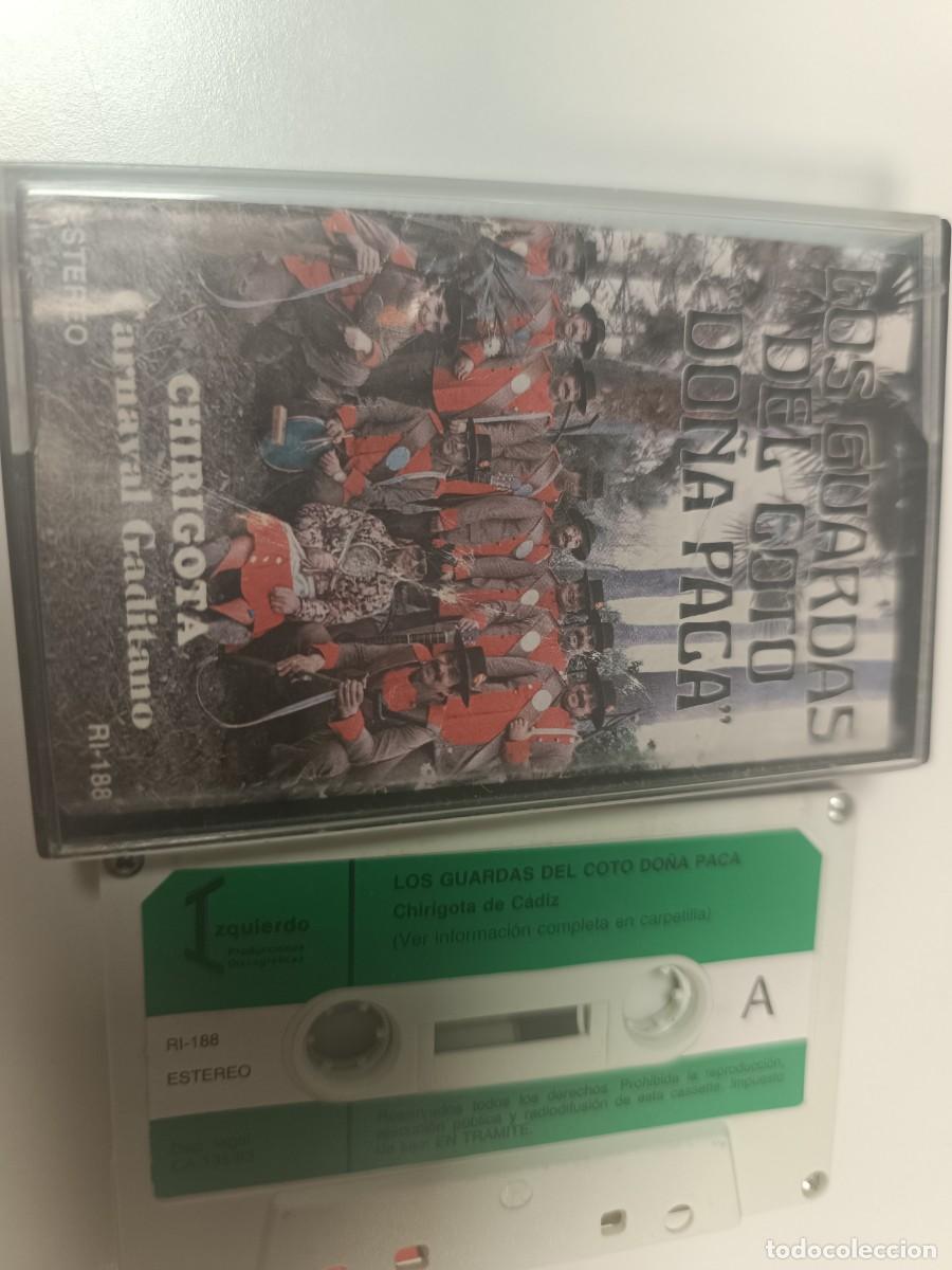 Casetes antiguos: ANTIGUA CINTA CASSETTE DE CARNAVALES DE CADIZ, A&Ntilde;OS 80, LOS GUARDAS DEL COTO DO&Ntilde;A PACA