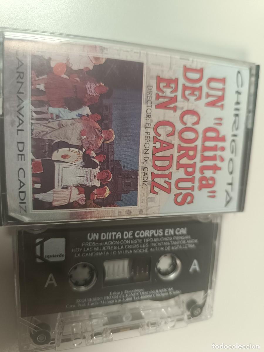 Casetes antiguos: ANTIGUA CINTA CASSETTE DE CARNAVALES DE CADIZ, A&Ntilde;OS 90, UN DIITA DE CORPUS EN CADIZ