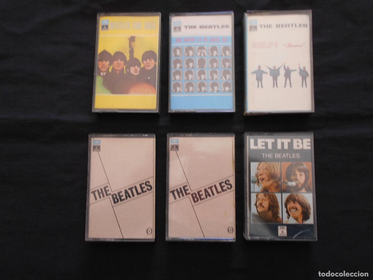 Casetes antiguos: THE BEATLES- LOTE DE 6 CASETES - LOS DE LA FOTO