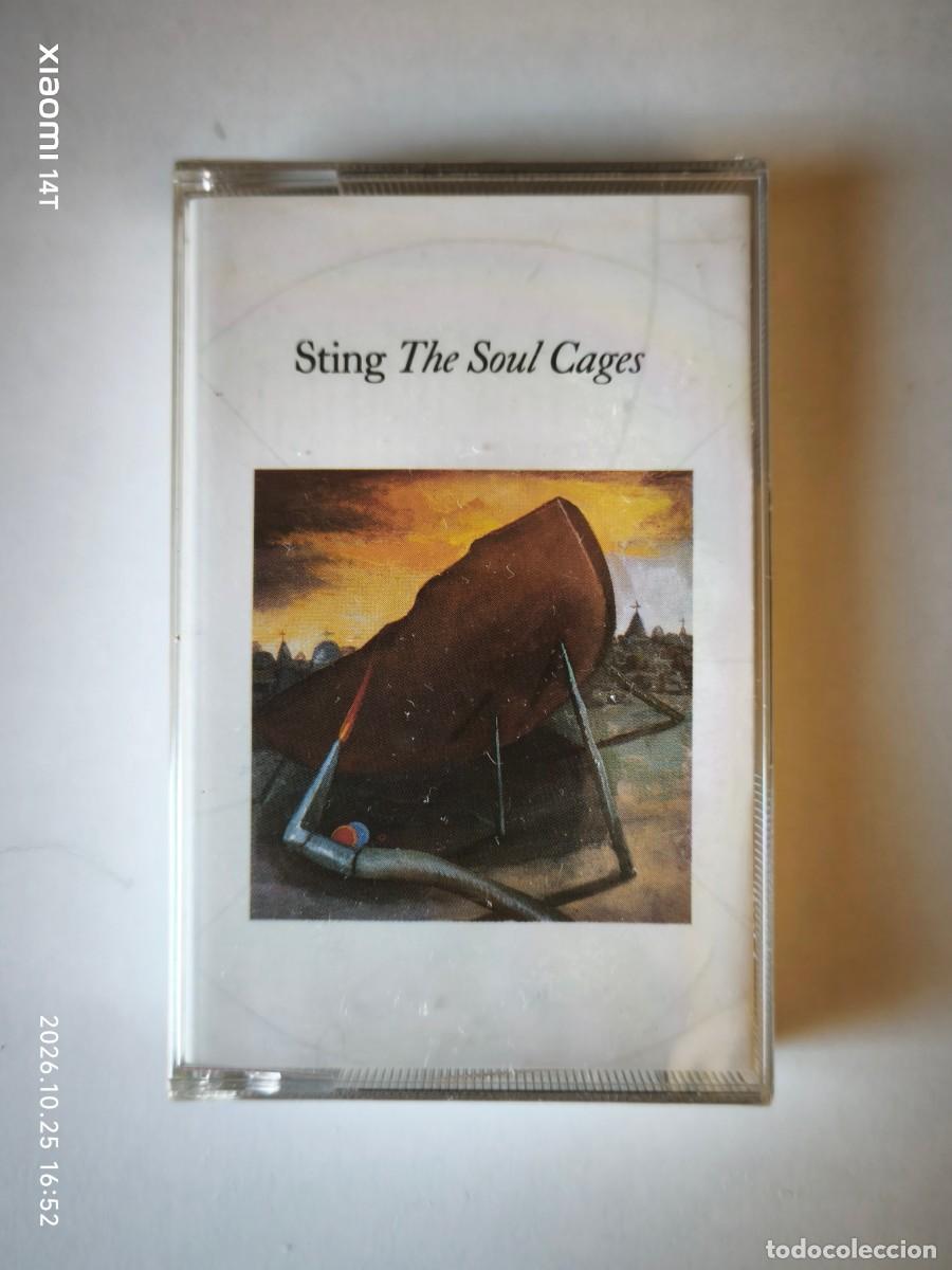 Casetes antiguos: STING- THE SOUL CAGES ( AM RECORDS 396405-4 PK) CASETE.