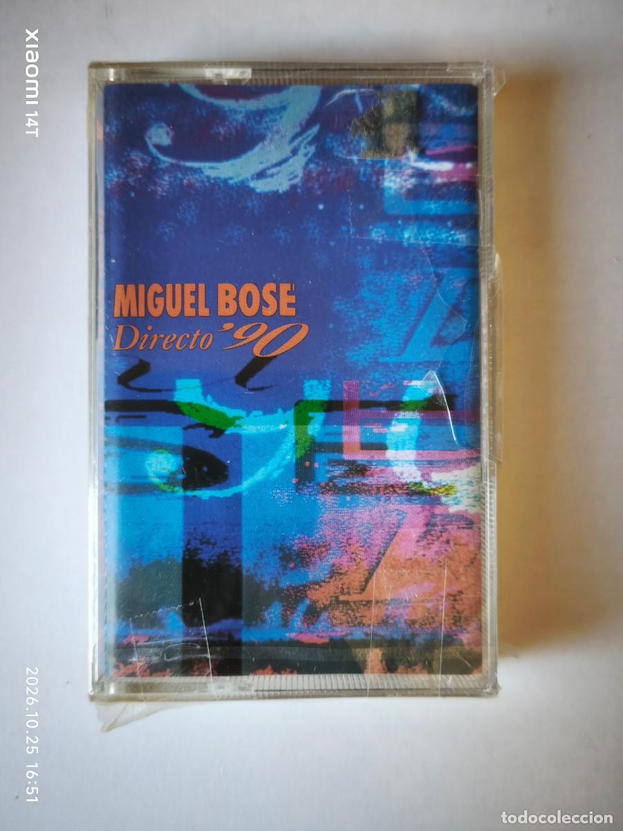 Casetes antiguos: MIGUEL BOSE-DIRECTO 90 ( WEA 9031745204)CASETE.