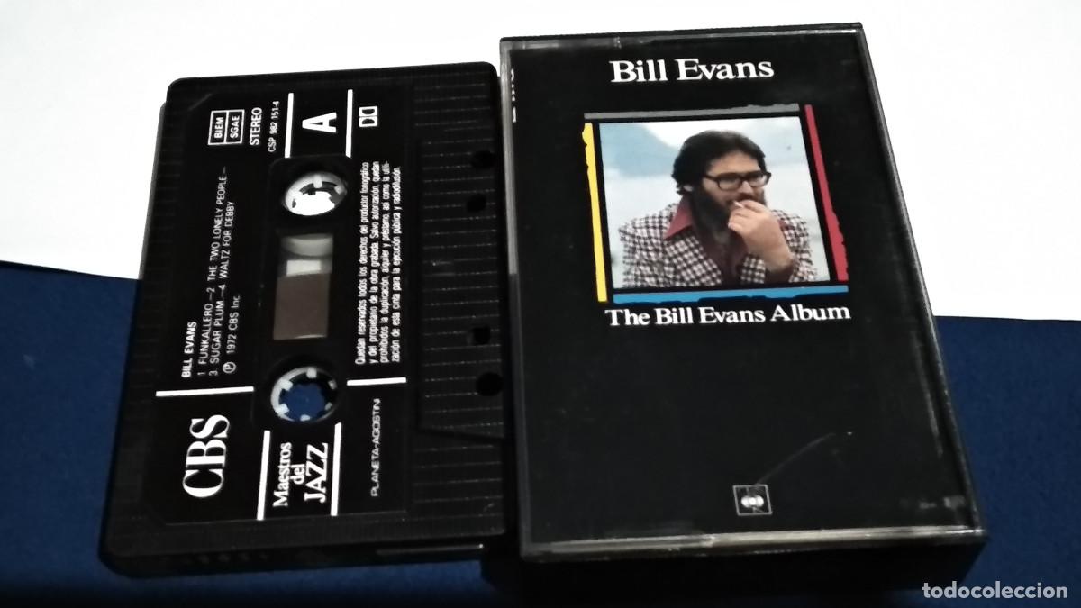 Casetes antiguos: BILL EVANS / THE BILL EVANS &Aacute;LBUM - MAESTROS DEL JAZZ 1989 CASETE CINTA CASSETTE