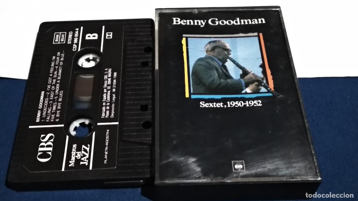 Casetes antiguos: BENNY GOODMAN / SEXTET, 1950-1952 - MAESTROS DEL JAZZ 1989 CASETE CINTA CASSETTE
