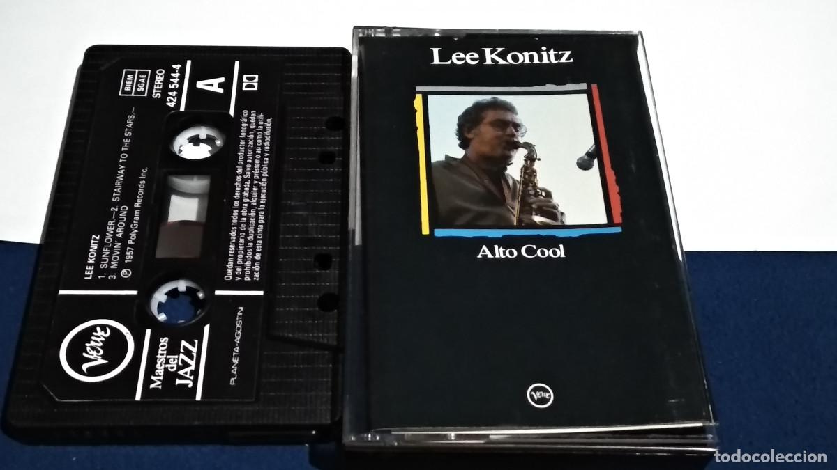 Casetes antiguos: LEE KONITZ / ALTO COOL - MAESTROS DEL JAZZ 1989 CASETE CINTA CASSETTE