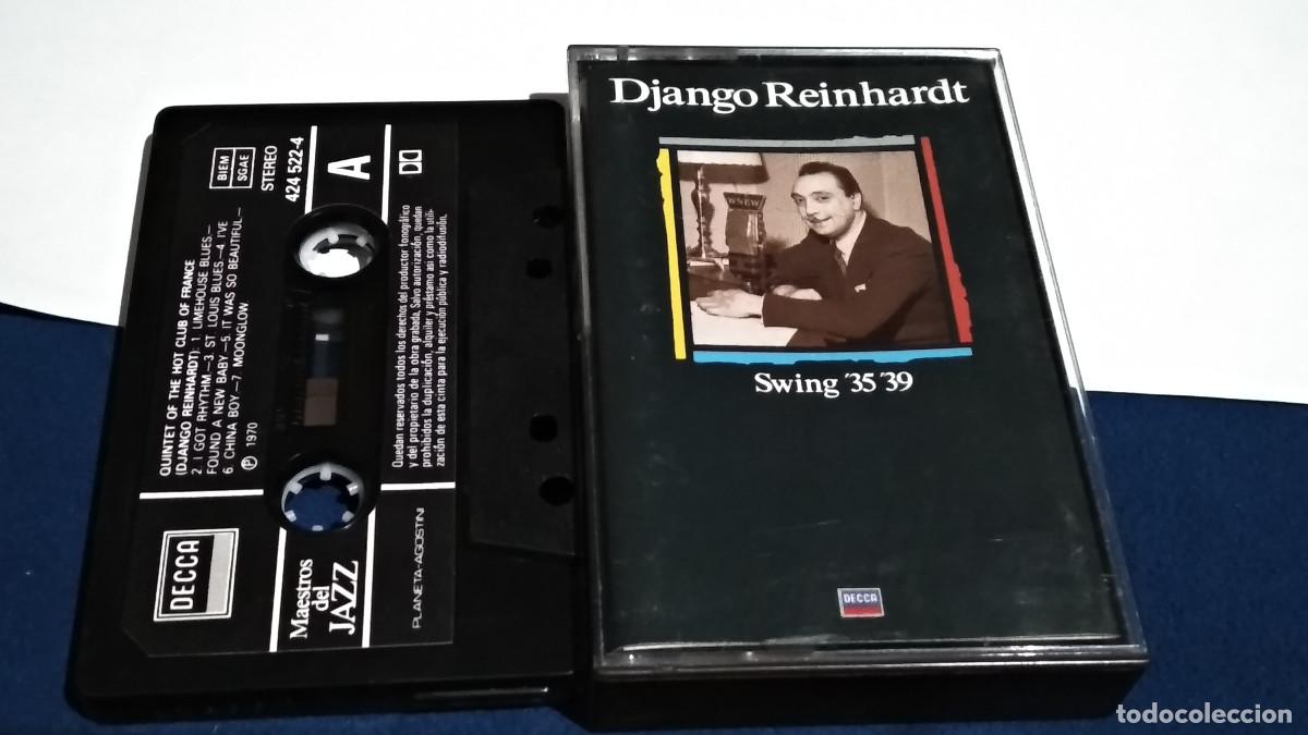 Casetes antiguos: DJANGO REINHARDT / SWING &acute;35 &acute;39 - MAESTROS DEL JAZZ 1989 CASETE CINTA CASSETTE