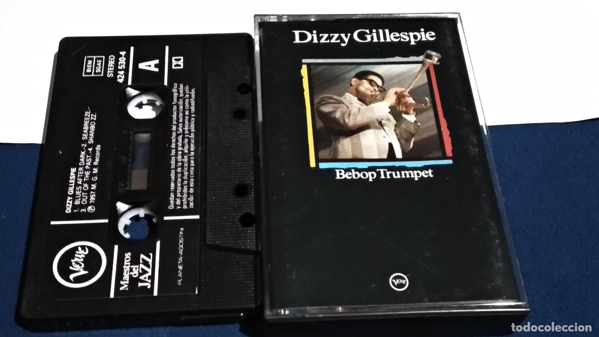 Casetes antiguos: DIZZY GILLESPIE / BEBOP TRUMPET - MAESTROS DEL JAZZ 1989 CASETE CINTA CASSETTE