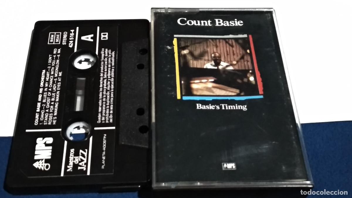 Casetes antiguos: COUNT BASIE / BASIE&acute;S TIMING - MAESTROS DEL JAZZ 1989 CASETE CINTA CASSETTE