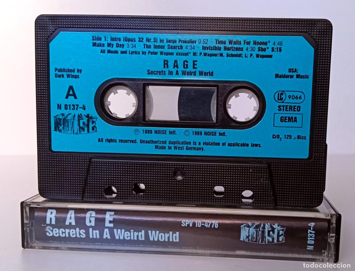 Casetes antiguos: CASSETTE RAGE - SECRETS IN A WEIRD WORLD - Foto 2