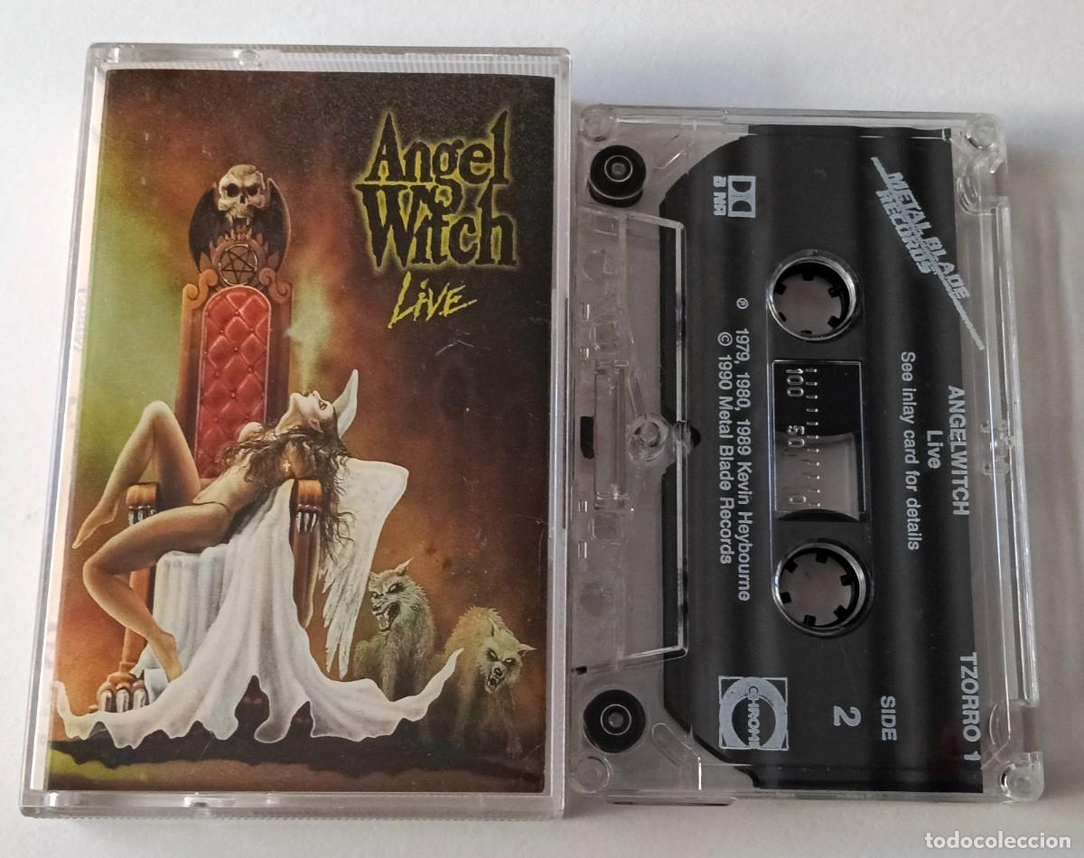 Casetes antiguos: CASSETTE ANGEL WITCH - LIVE - Foto 1