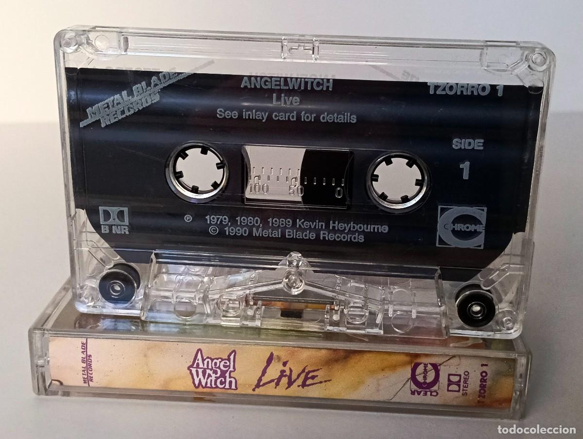 Casetes antiguos: CASSETTE ANGEL WITCH - LIVE - Foto 2