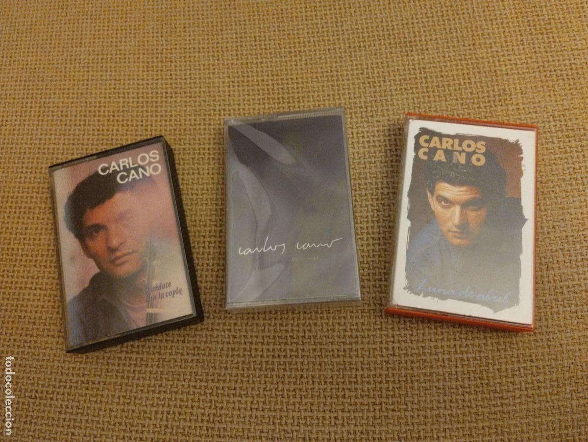 Casetes antiguos: Lote de cintas de casete antiguas Carlos Cano