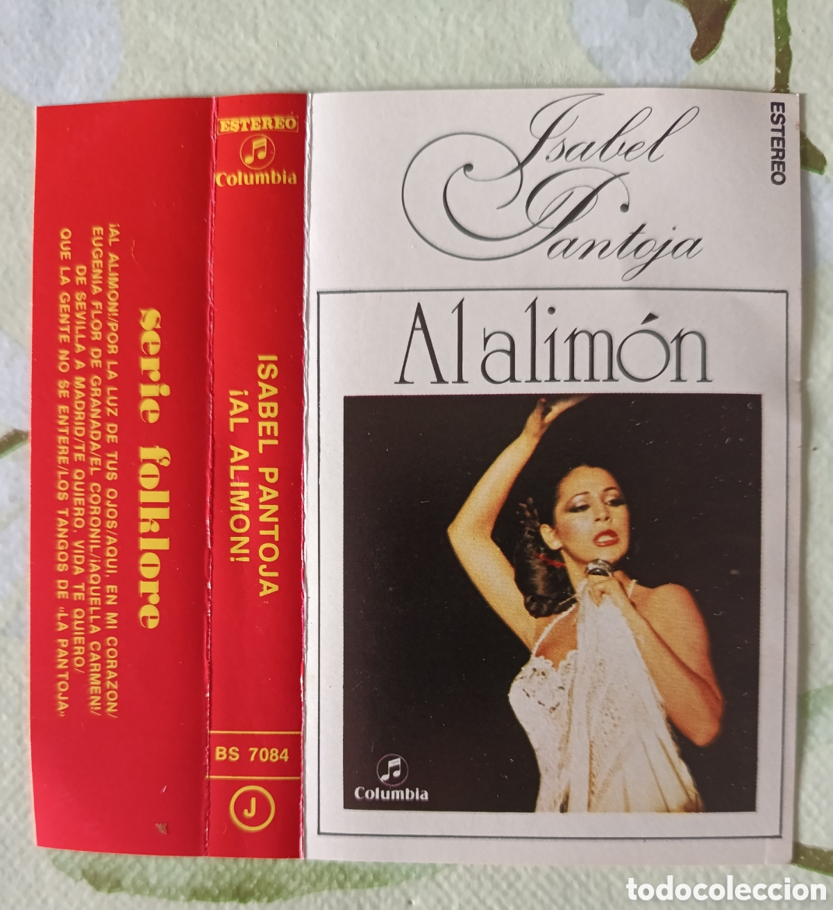 Casetes antiguos: Isabel Pantoja casette sello Columbia editado en Espa&ntilde;a a&ntilde;o 1981.