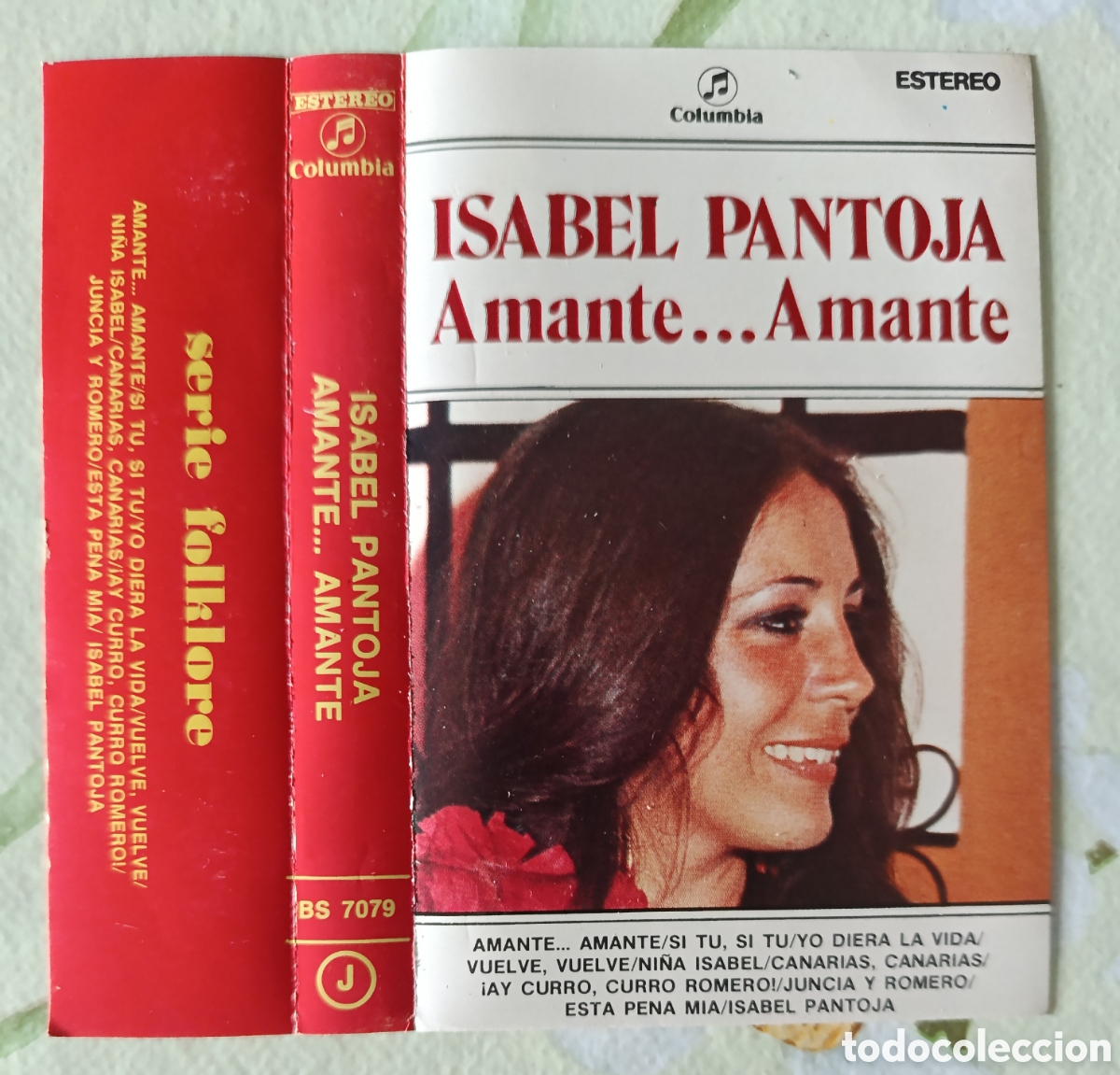 Casetes antiguos: Isabel Pantoja casette sello Columbia editado en Espa&ntilde;a a&ntilde;o 1981.