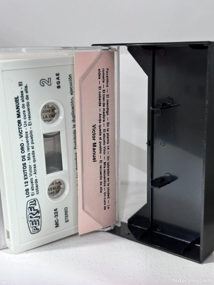 Casetes antiguos: Victor Manuel- Los 12 Exitos De Oro De Victor Manuel (Cassette) - Foto 4