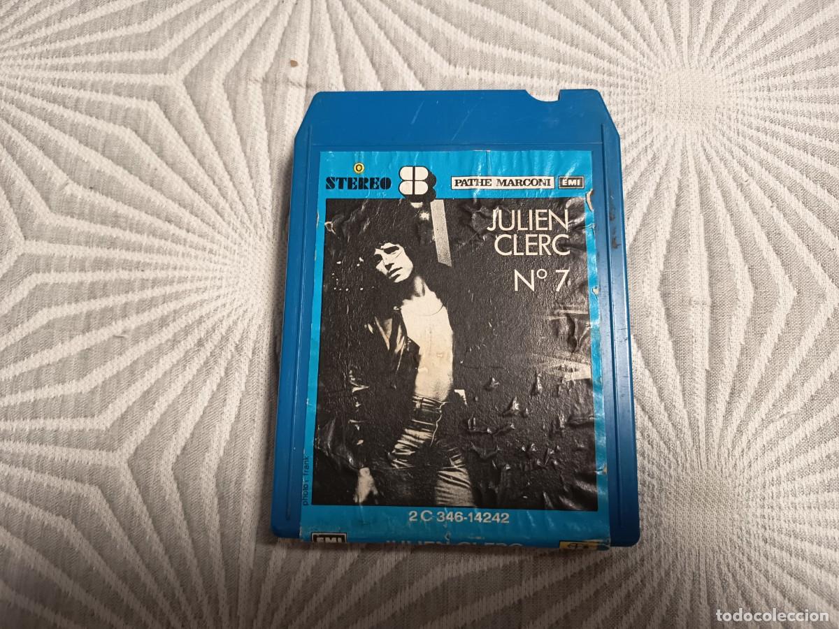Casetes antiguos: Julien Clerc &ndash; N&deg; 7 8 track, stereo 8, 8 pistas