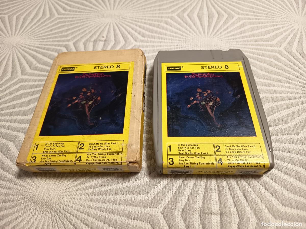 Casetes antiguos: The Moody Blues &ndash; On The Threshold Of A Dream 8 track, stereo 8, 8 pistas