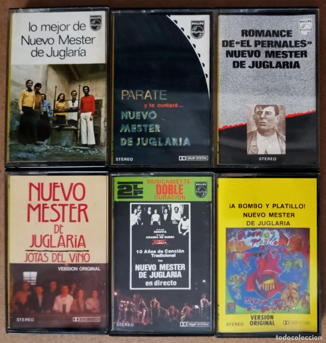 Casetes antiguos: Folklore - Lote 6 cintas de NUEVO MESTER DE JUGLAR&Iacute;A