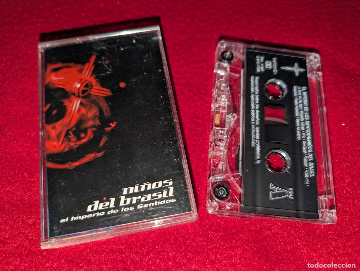 Casetes antiguos: NI&Ntilde;OS DEL BRASIL El imperio de los sentidos K7 CASSETTE 1996 HEROES DEL SILENCIO BUNBURY