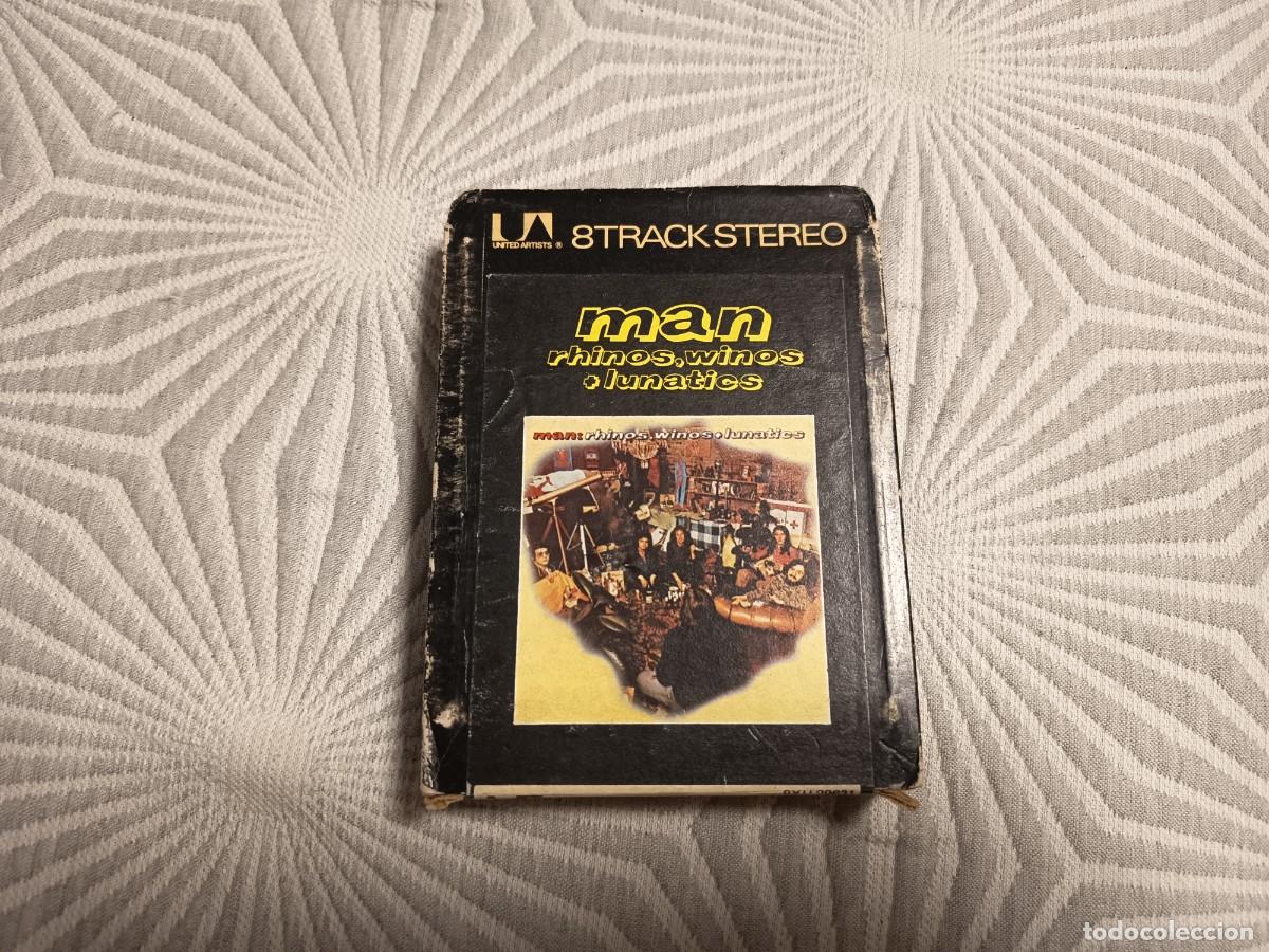 Casetes antiguos: Man &ndash; Rhinos, Winos and Lunatics 8 track, stereo 8, 8 pistas