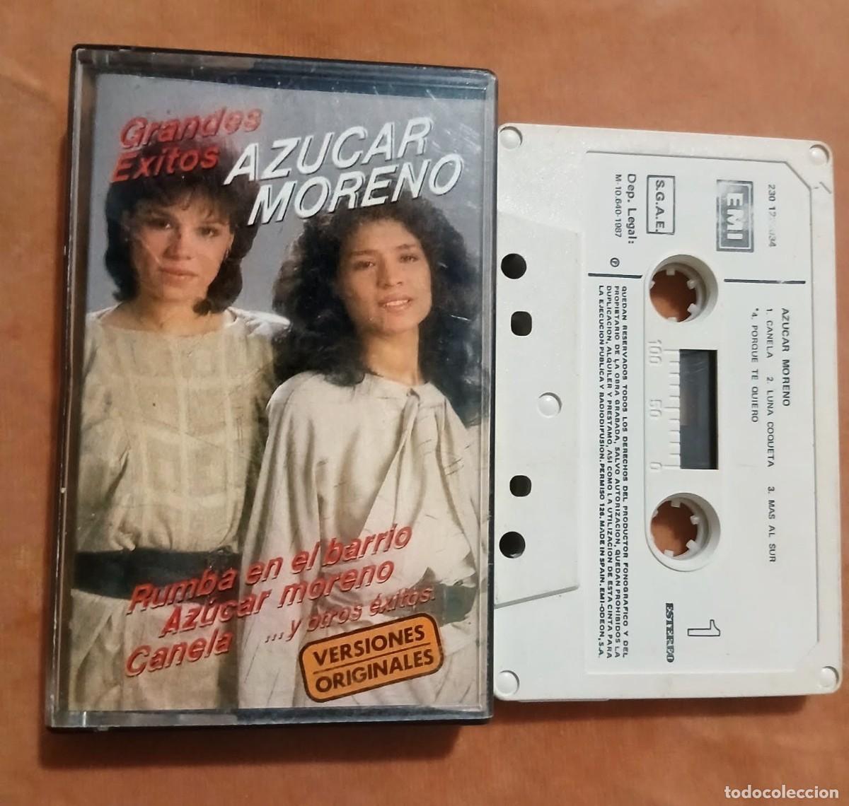 Casetes antiguos: AZ&Uacute;CAR MORENO - GRANDES &Eacute;XITOS - EMI 1987 - CASETE - Foto 1