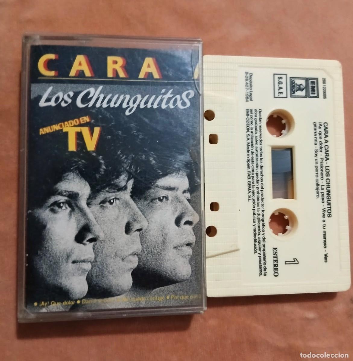 Casetes antiguos: LOS CHUNGUITOS - CARA A CARA - EMI 1984 - CASETE