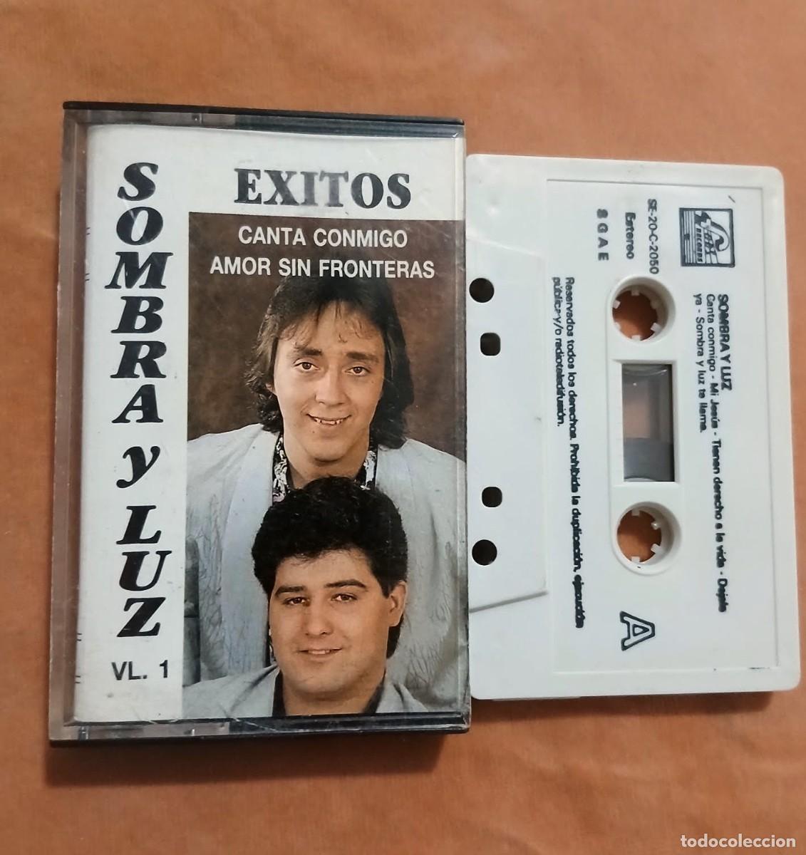 Casetes antiguos: SOMBRA Y LUZ - VL 1 , CANTA CONMIGO, AMOR SIN FRONTERAS - CASETE